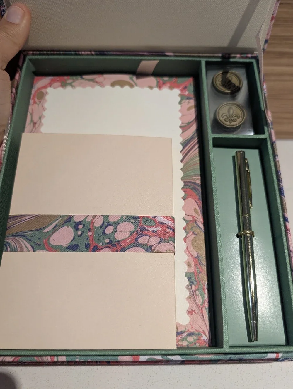 Rifle Paper Co. Floral Letter Writing Set - Pink, Green & Blue